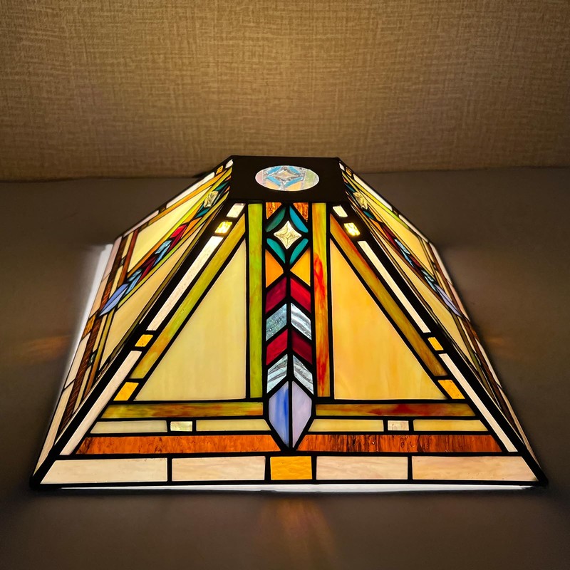 Capulina Tiffany Lamp Shade 12 Inches Wide Accessories Replacement Firecracker
