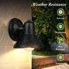 Brightever Outdoor Lanterns, 2-Pack Exterior Light Fixtures, Waterproof Anti-Rust Black