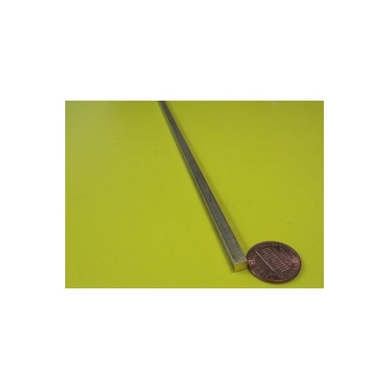 Basic 360 Brass Square Bar 3/16" Thick x 3/16" Wide