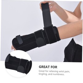 KOMBIUDA Wrist Brace for Left Hand Adjustable Support for Sprains Carpal Tunnel Tendonitis Splint for Fractures Injuries Breathable Material for Comfort