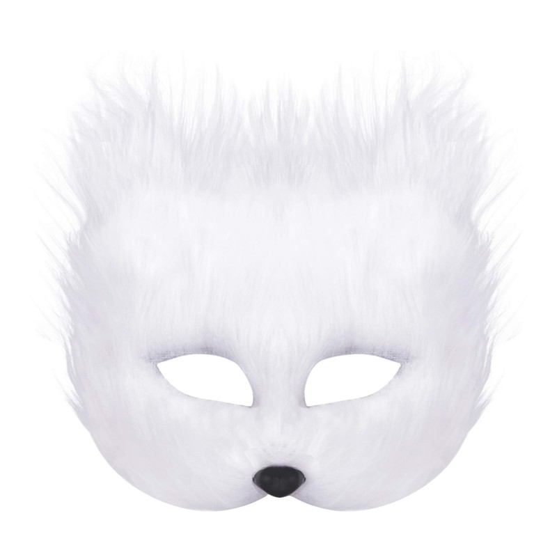 Half Face Mask Fox Mask Maskade Cosplay Mask Adult Fox