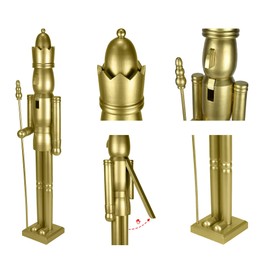 Jeco Inc. 36 Inch Wooden Gold King Nutcracker