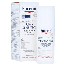Eucerin UltraSensitive Soothing Care for Dry Skin Cream 50 ml Pack of 3 x 50 ml