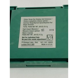 Clinique Eye Shadow Pastel Quad  Beige Apricot w Mini Mascara