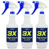 SupplyTuff 3X High Output Heavy Duty Spray Bottles for Cleaning
