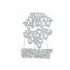 Christmas Elegant Thank You Metal Die Cuts,Spring Sunflower Frame Leaf