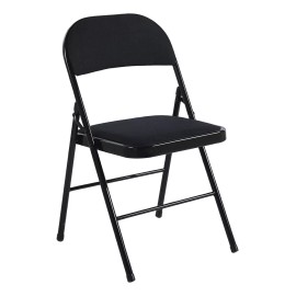 Nube Pack 6 Piezas Silla Plegable Color Negro Jardin Eventos Nube