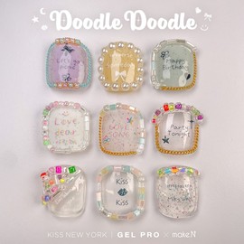 Kiss New York Doodle Doodle Syrup Glitter Gel 8 Type Kiss Gel Set / 키스뉴욕 두들두들 시럽 글리터젤 8종 키스젤 세트