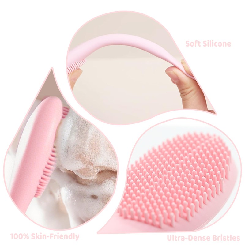 Silicone Face Scrubber Face Mask Applicator Facial Cleansing Brush,Pore Scrubber