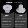 sourcing map 24pcs Flanged Sleeve Bearings Plastic Bushings ID 6mm