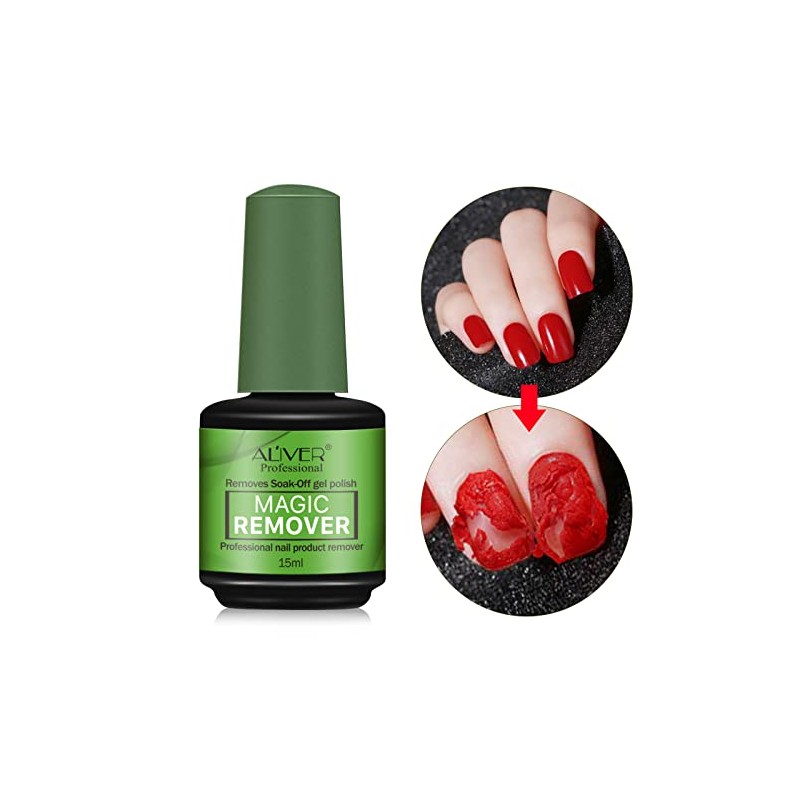 Gel Nail Polish Remover 0.5 Fl Oz, Professional Gel Remover