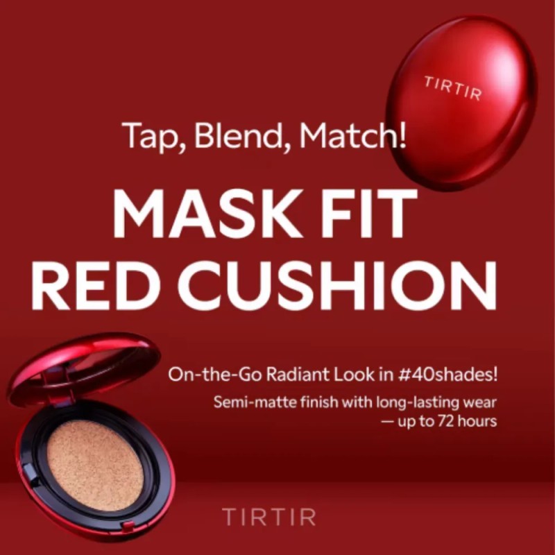 TIRTIR Mask Fit Red Cushion 23N SAND 18g Cobertura, Larga
