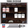 1966 Dodge Factory OEM Shop Manuals on USB