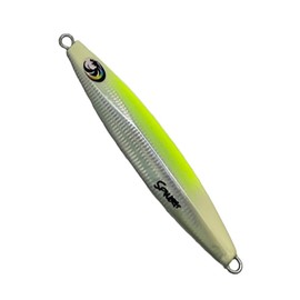 Uzaki Nissin Black Jaguar Jig Spinegion 4.2 oz (120 g) Lime Chart Glow