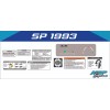 Sea-Doo SEADOO SP 1993 Graphics / Decal / Sticker Kit WARNING DECALS