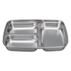 Thermal Insulation Bento Lunch Box 3 Grids Leakproof 304 Stainless
