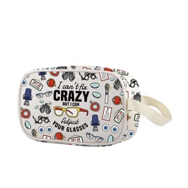 Lywjyb Birdgot Eye Surgeons Optician Clear Makeup Bag Ophthalmic Assistant Gift Opticianry Gift Eye Doctor Merch (Fix Glasses Bag)