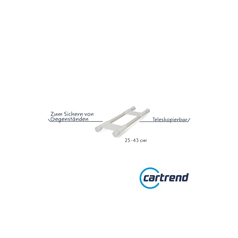 Cartrend cartrend Caravan 10241 Double Grab Bars for Securing Shelves