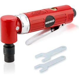 NEIKO 30060A 1/4” Air Right Angle Die Grinder | 20,000 RPM | 4 CFM Consumption | Rear Exhaust | Pistol Grip