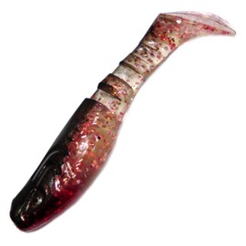Relax Kopyto 3L Classic 3 Inch Rubber Fish 8 cm Copper Glitter Black (S377) Set of 10