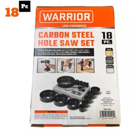 Warrior carbon steel hole saw set 18pc. NEW  / US SELLER ‼️ 🇺🇸