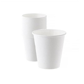 100 disposable takeout cups, 6.5 ounce plain paper cups for vending machines / 테이크아웃컵 6.5온스 무지 종이컵 자판기용 100개 일회용