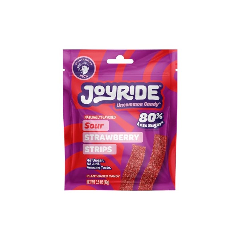 Joyride Sweets Candy Joyride Sour Candy Strips - 3.5oz-Gummy Candy,