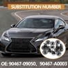 Icyhaws 15PCS Hood Insulation Retainer Clip, Compatible with Toyota Avalon