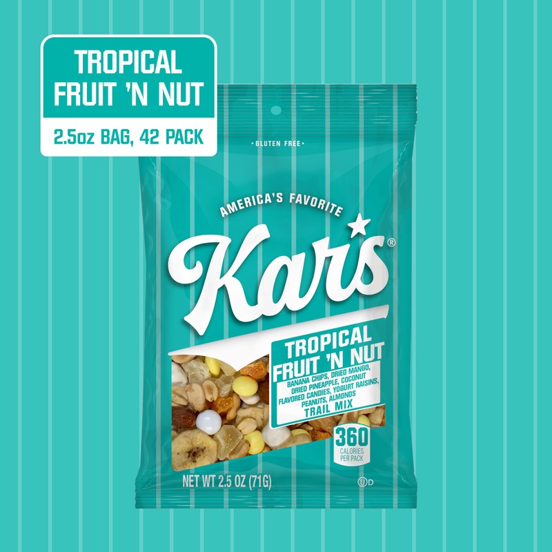 Kar’s Nuts Tropical Fruit ‘N Nut Trail Mix, 2.5 oz