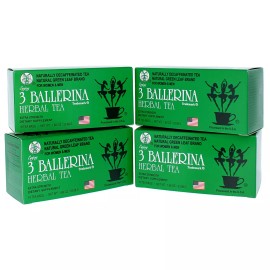 3 Ballerina Ballerina Tea Dieter Extra Strength 18 Count Herbal Tea Caffeine Free USA