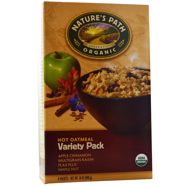 Nature's Path Organic Oatmeal Variety Pack 1.76 oz. 8-Count (Pack of 6)