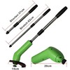 Cordless String Trimmer/Edger, Handheld Portable Grass Trimmer Cordless Ties Kits