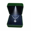 GBYAN Pendant Necklace Box with LED Light, Necklace Gift Box