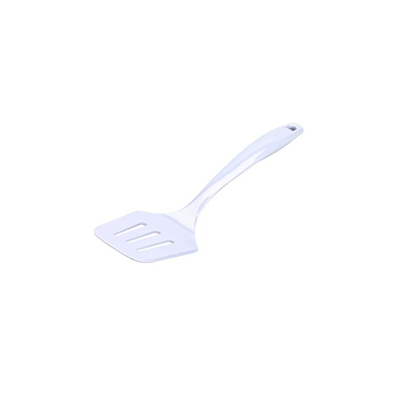 Goodcook Classic 12-inch White Melamine Slotted Spatula Cooking Turner