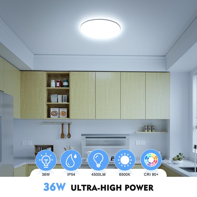 Ceiling Light LED Ceiling Light 36 W IP54 Waterproof 6500