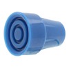 2x blaue Gummispitzen für Gehstock oder Krücke - 19mm &