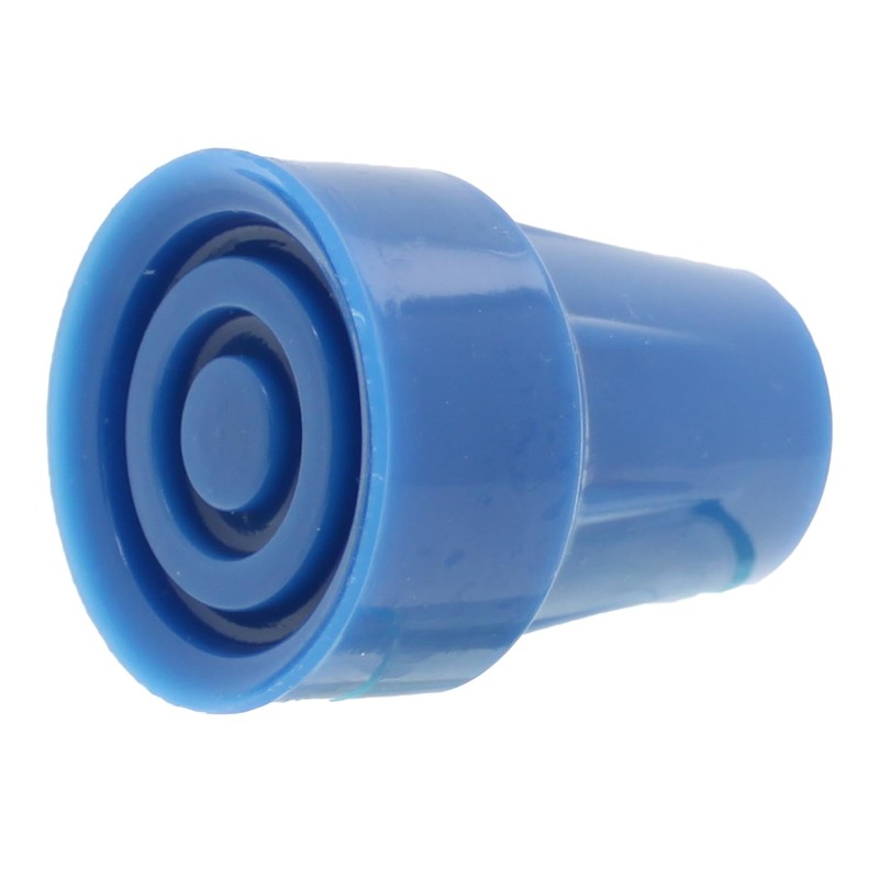2x blaue Gummispitzen für Gehstock oder Krücke - 19mm &