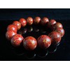 Chinese Lacquer Beads bracelets (red and gold)