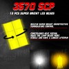 Shyfrult 3 PINS LED Headlight Bulb 6000K 35W For Honda