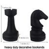 Carchistan Chess Bookends Novelty Book Holders, Decorative Book Ends Modern