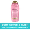 OGX Pink Sea Salt & Rosewater Gentle Soothing Body Scrub,