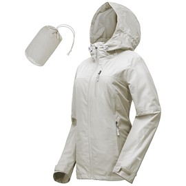 33,000ft Packable Rain Jacket Women Lightweight Waterproof Raincoat with Hood Cycling Bike Jacket Windbreaker
