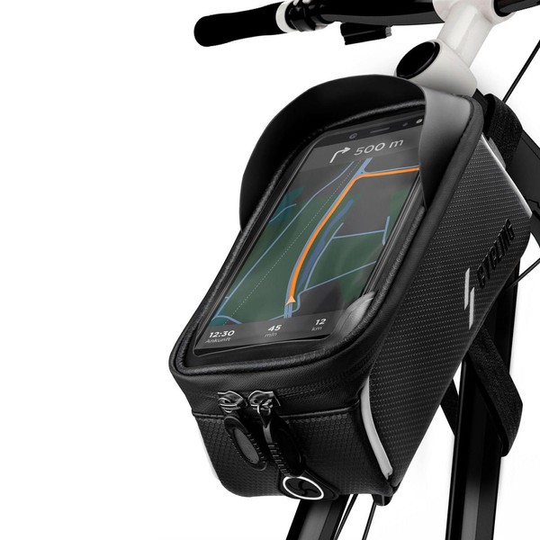 ONEFLOW Premium Mobile Phone Holder Bicycle Frame Bag Waterproof for