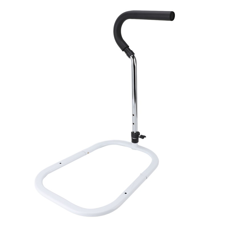 Bedside Assist Handle Bed Guardrail Get Up Rail Adjustable Height