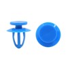 uxcell 20Pcs Blue Plastic Rivets Bumper Fender Door Push in