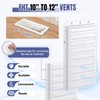 Touri 2 Pack Magnetic Air Vent Extender for Under Furniture,