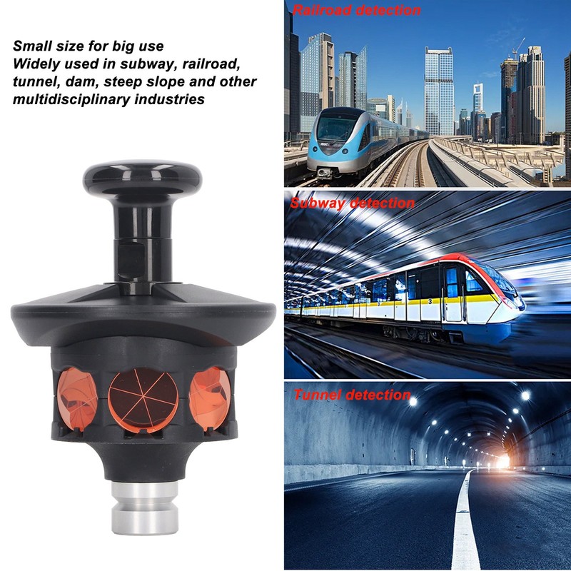 360° Prism 360 Degree Robotic Total Station Reflector for Tunnel
