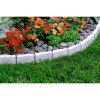 Vigoro 10ft Gray No-Dig Faux Stone Edging Kit – Decorative