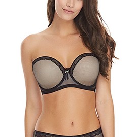 Freya Women's Plus Size Idol Allure Strapless Bra, Black, 34G