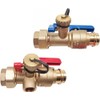 3/4 inch Press Tankless water heater isolation valve kit w